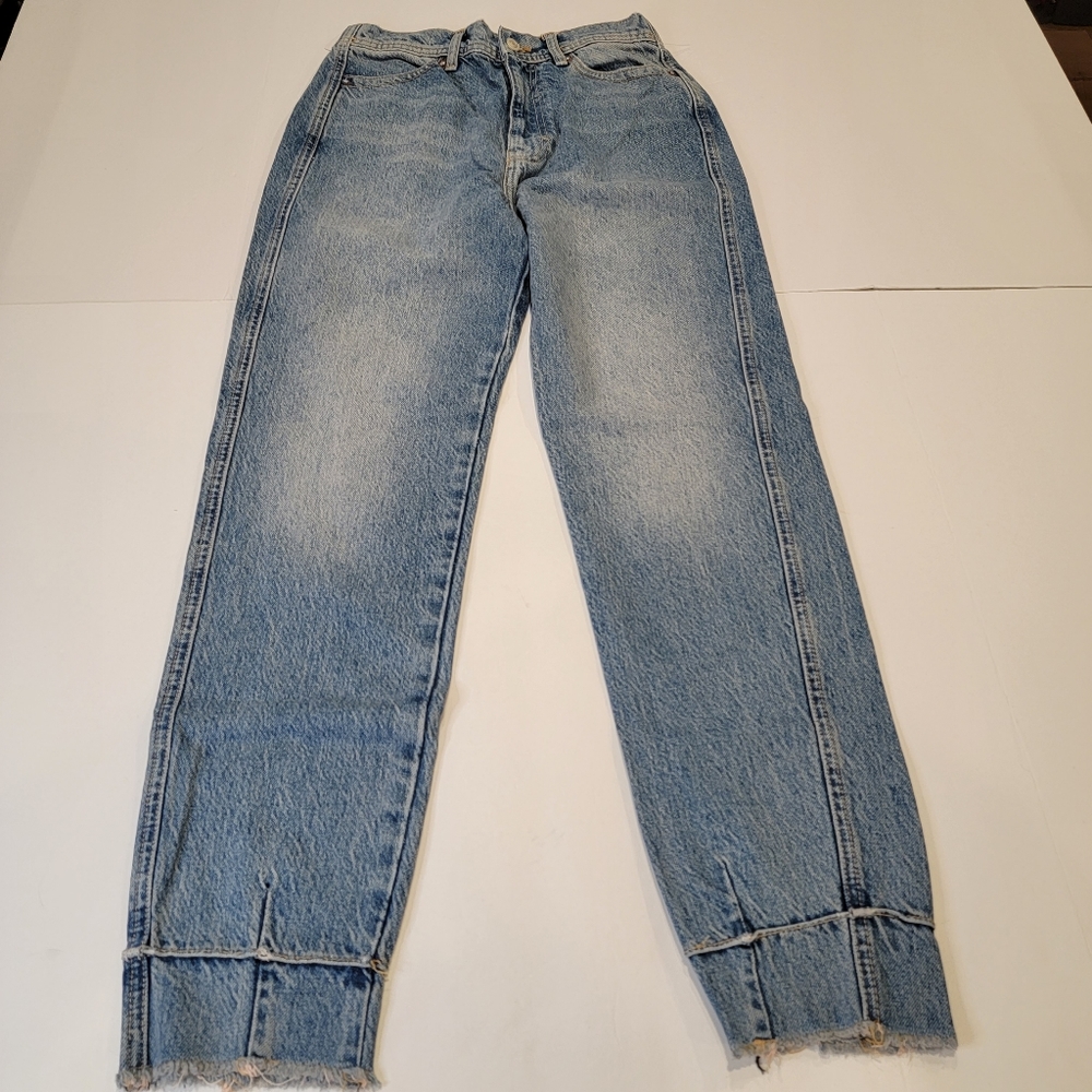 Free People Marion High Waisted Patch Back Pocket Jeans Size 26 NEW! - Picture 5 of 16